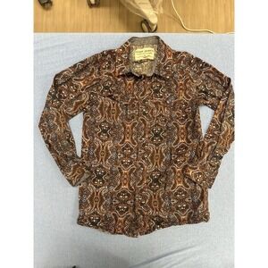 Cody James Boys Kid Long Sleeve Pearl Snap Button Down Western Rodeo Shirt Small